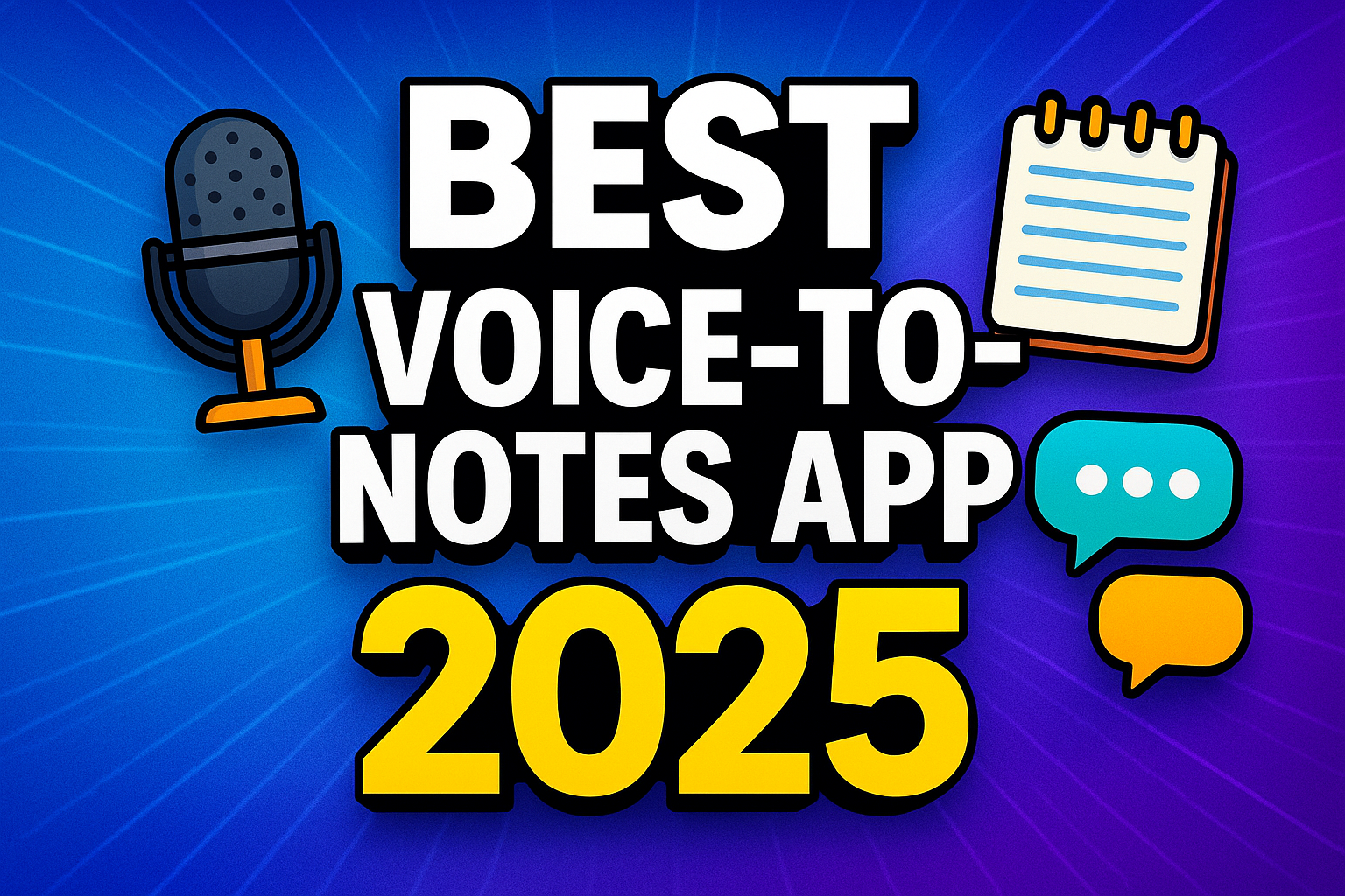 Best voice To Notes App 2025